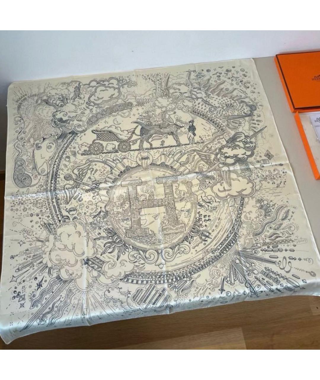 HERMES Шелковый платок, фото 2