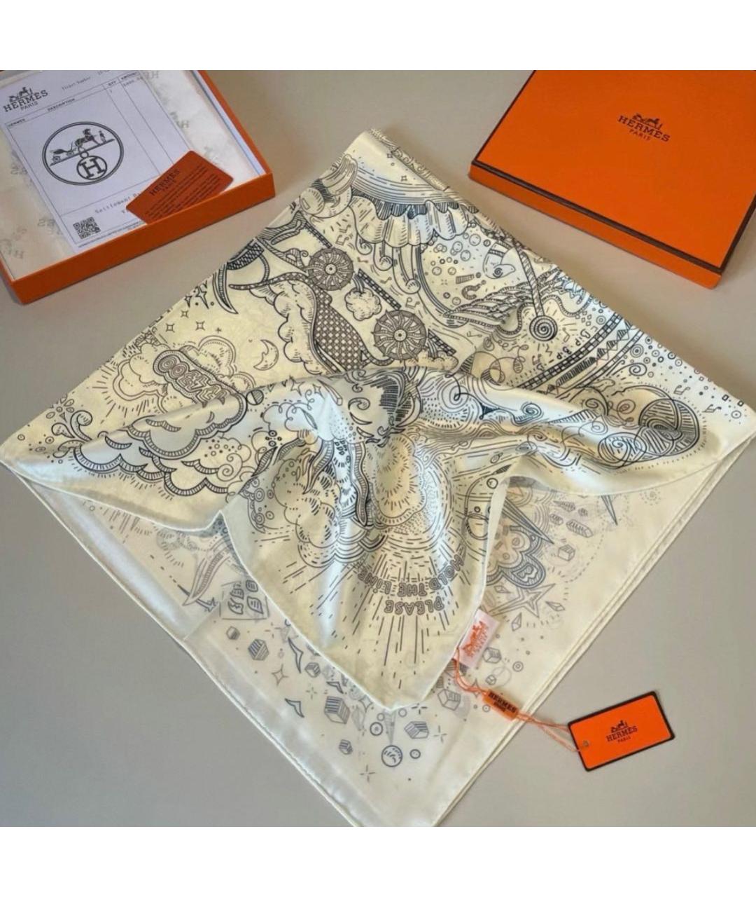 HERMES Шелковый платок, фото 3