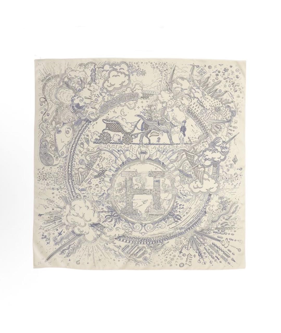 HERMES Шелковый платок, фото 5