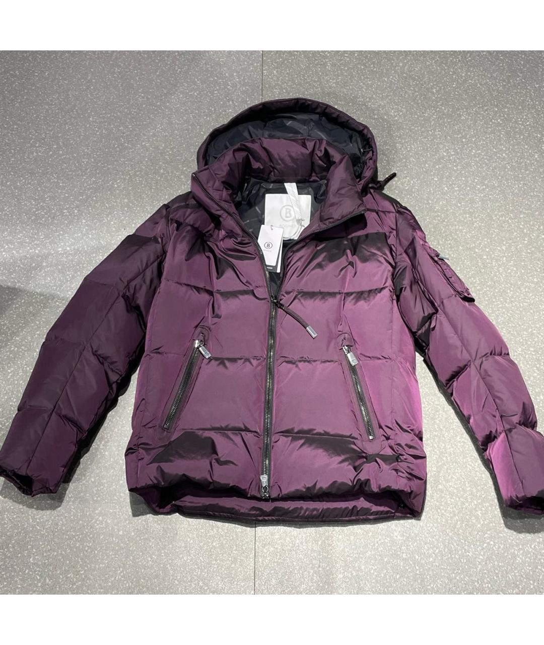 BOGNER Бордовый полиамидовый пуховик, фото 2