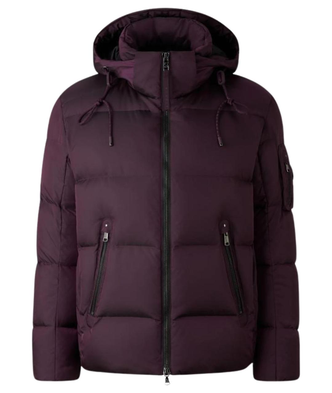 BOGNER Бордовый полиамидовый пуховик, фото 1