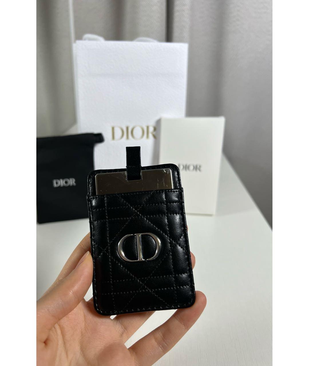 CHRISTIAN DIOR Черный кардхолдер, фото 5