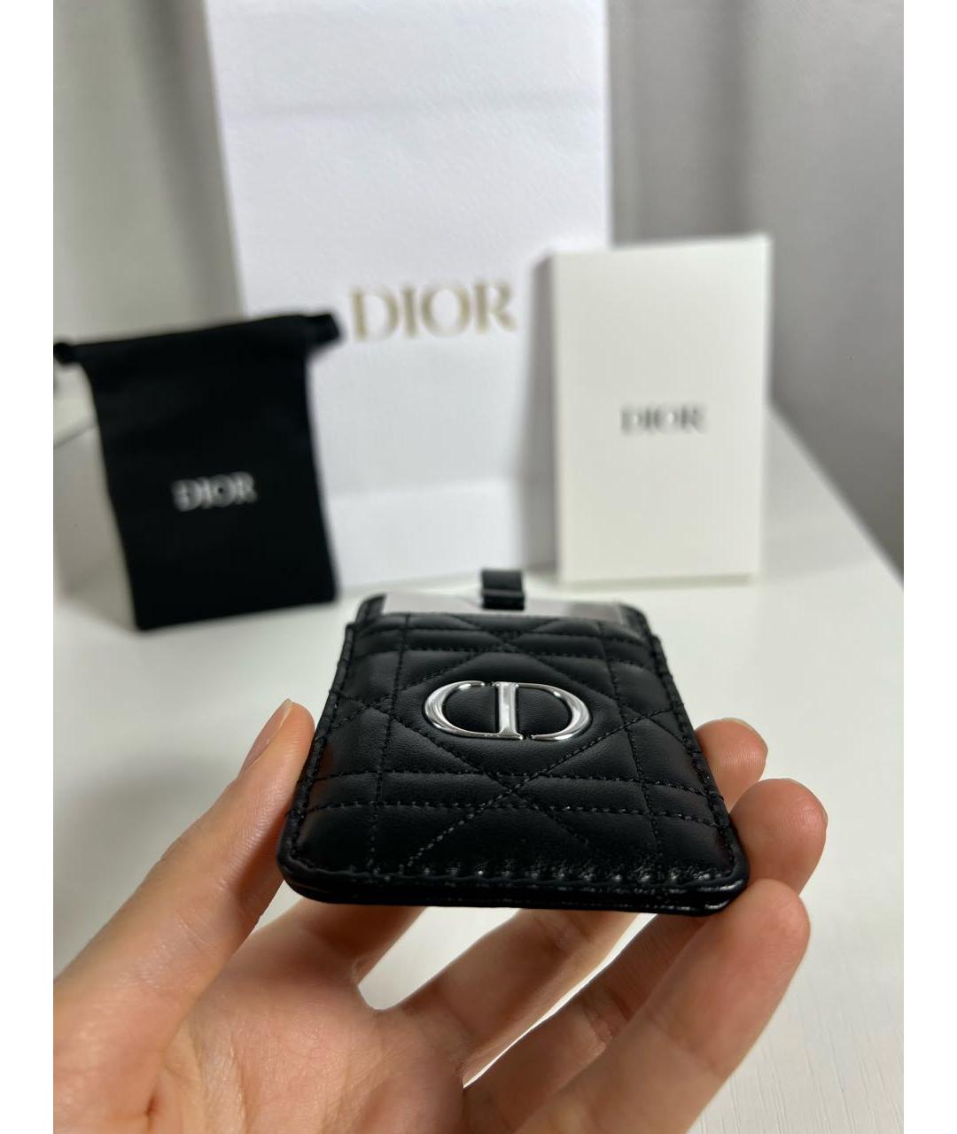 CHRISTIAN DIOR Черный кардхолдер, фото 3