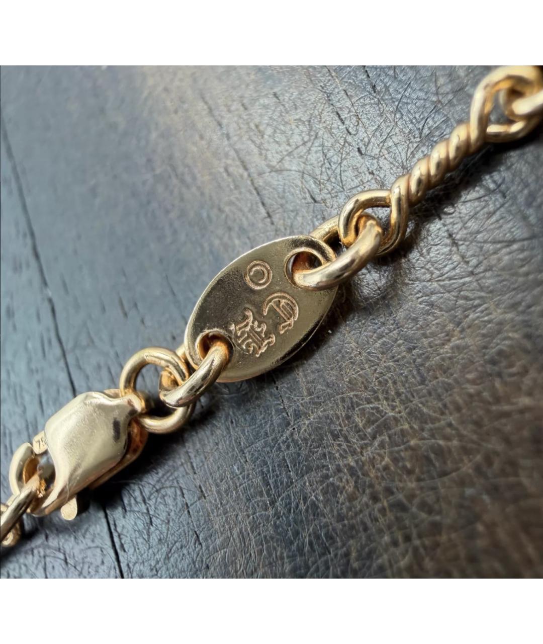 CHROME HEARTS Золотая цепочка/подвеска из желтого золота, фото 3