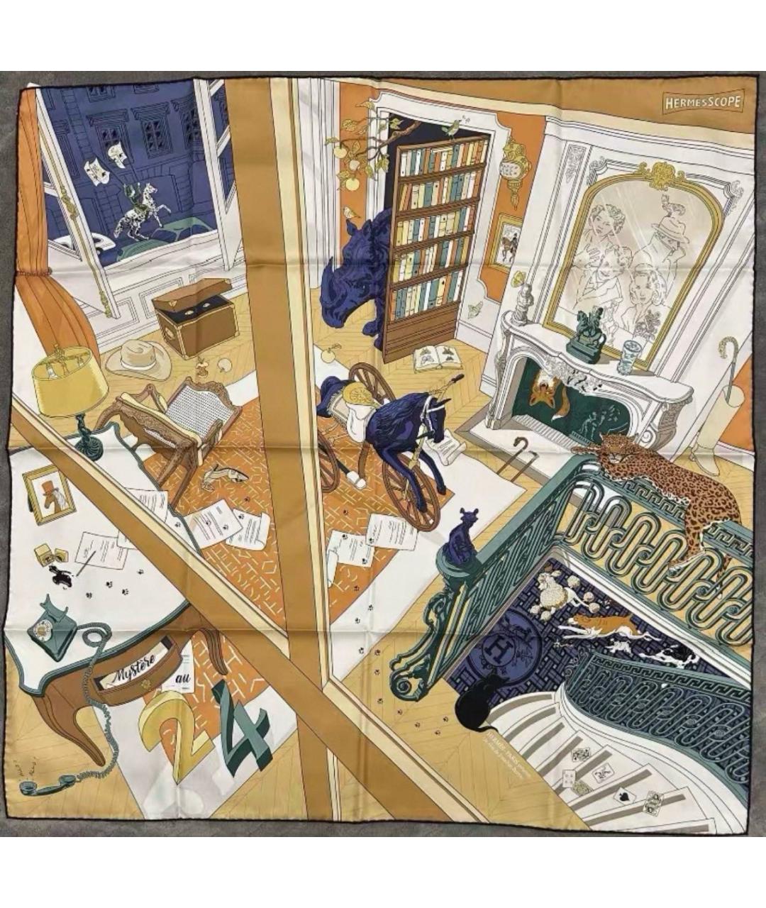 HERMES Шелковый платок, фото 2