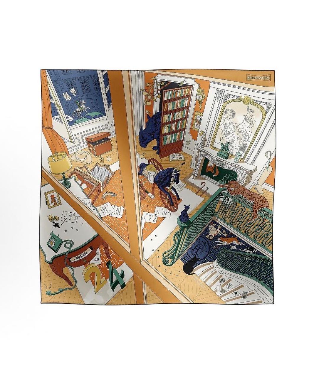 HERMES Шелковый платок, фото 3