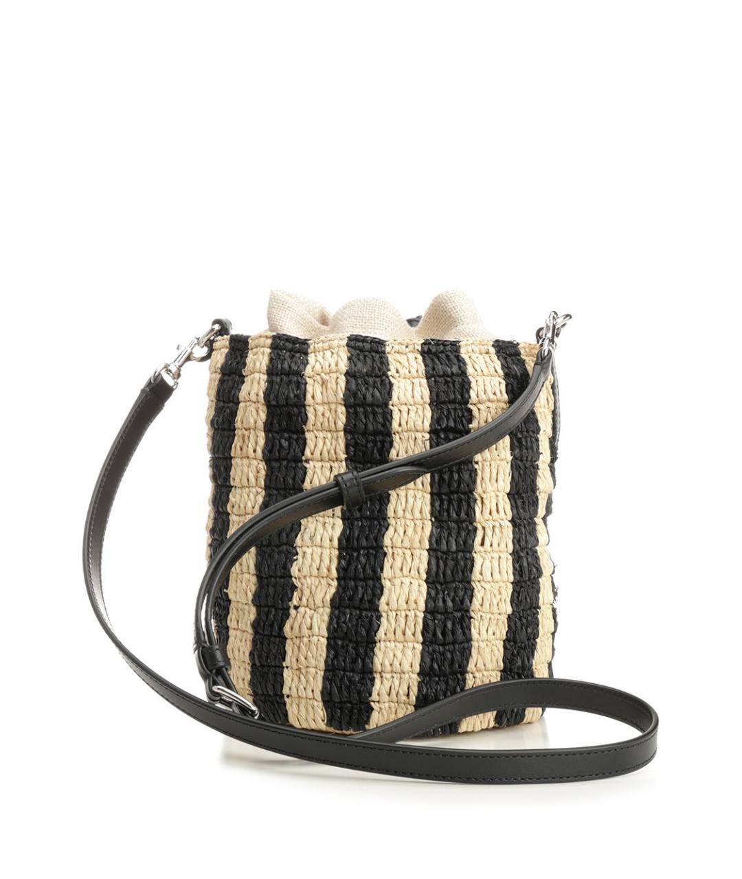 VALENTINO Черная пелетеная сумка через плечо, фото 3