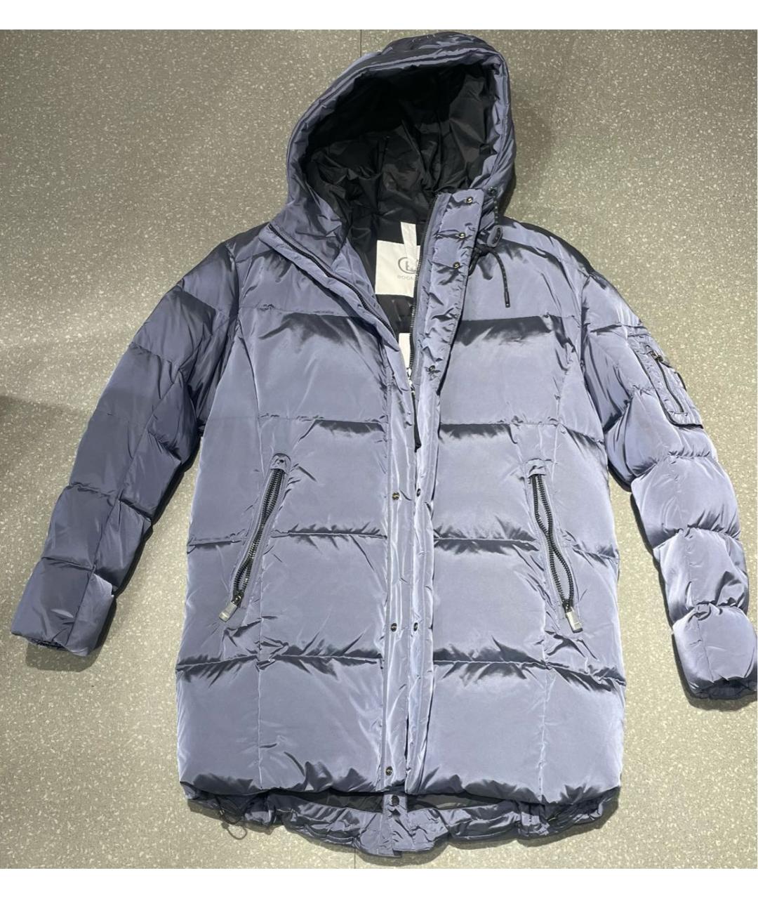 BOGNER Голубой полиамидовый пуховик, фото 2