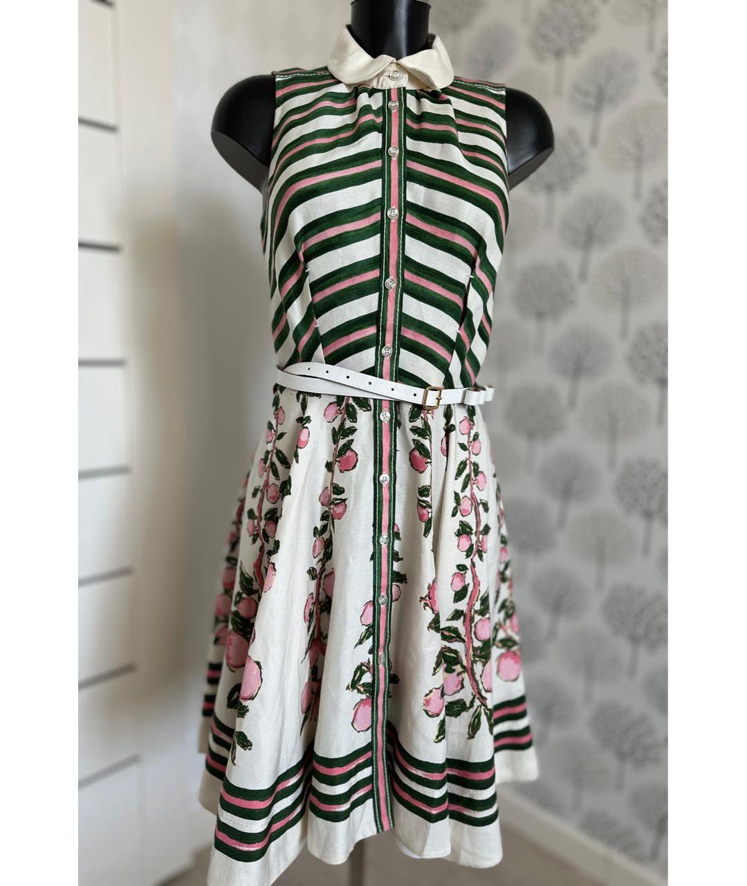 LOUIS VUITTON Мульти льняной сарафан, фото 9