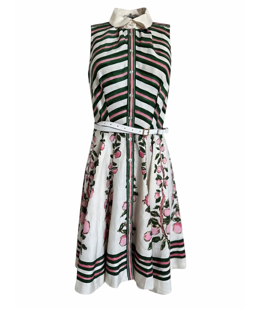 LOUIS VUITTON Мульти льняной сарафан, фото 1