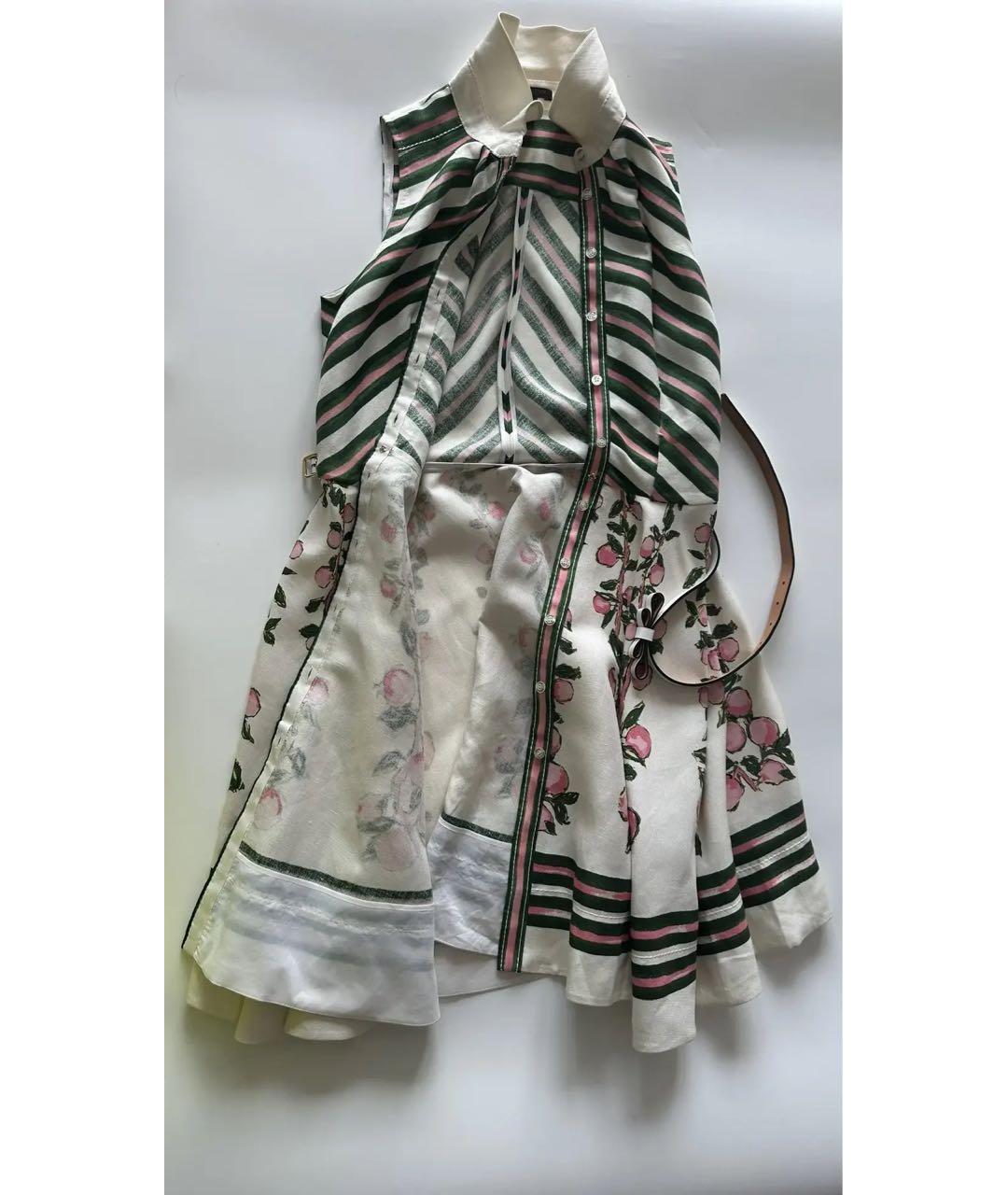 LOUIS VUITTON Мульти льняной сарафан, фото 5