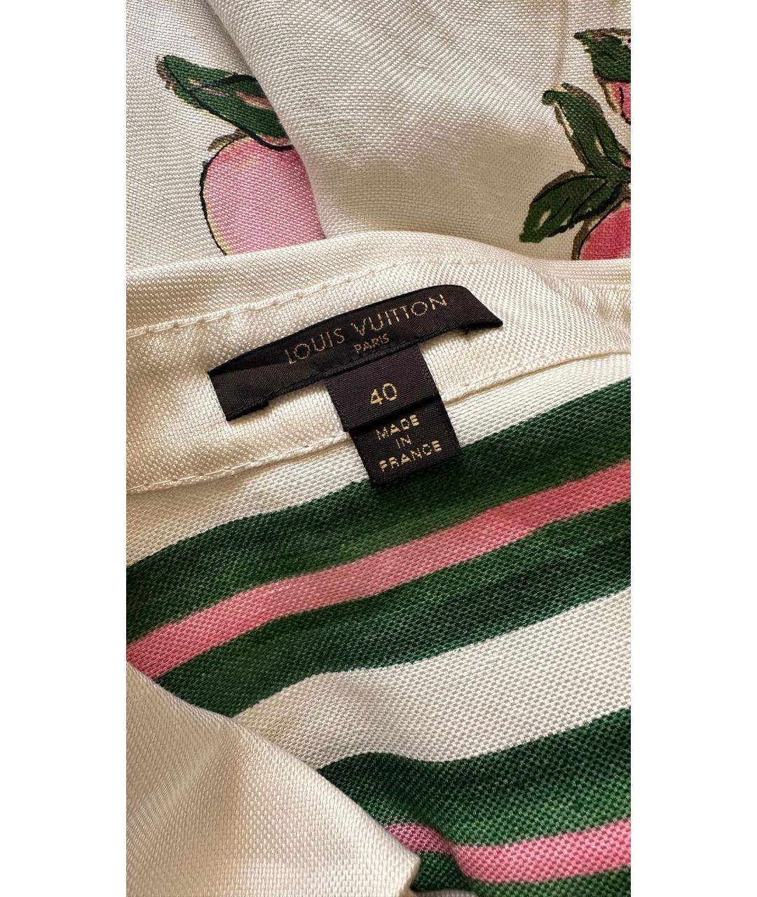 LOUIS VUITTON Мульти льняной сарафан, фото 3