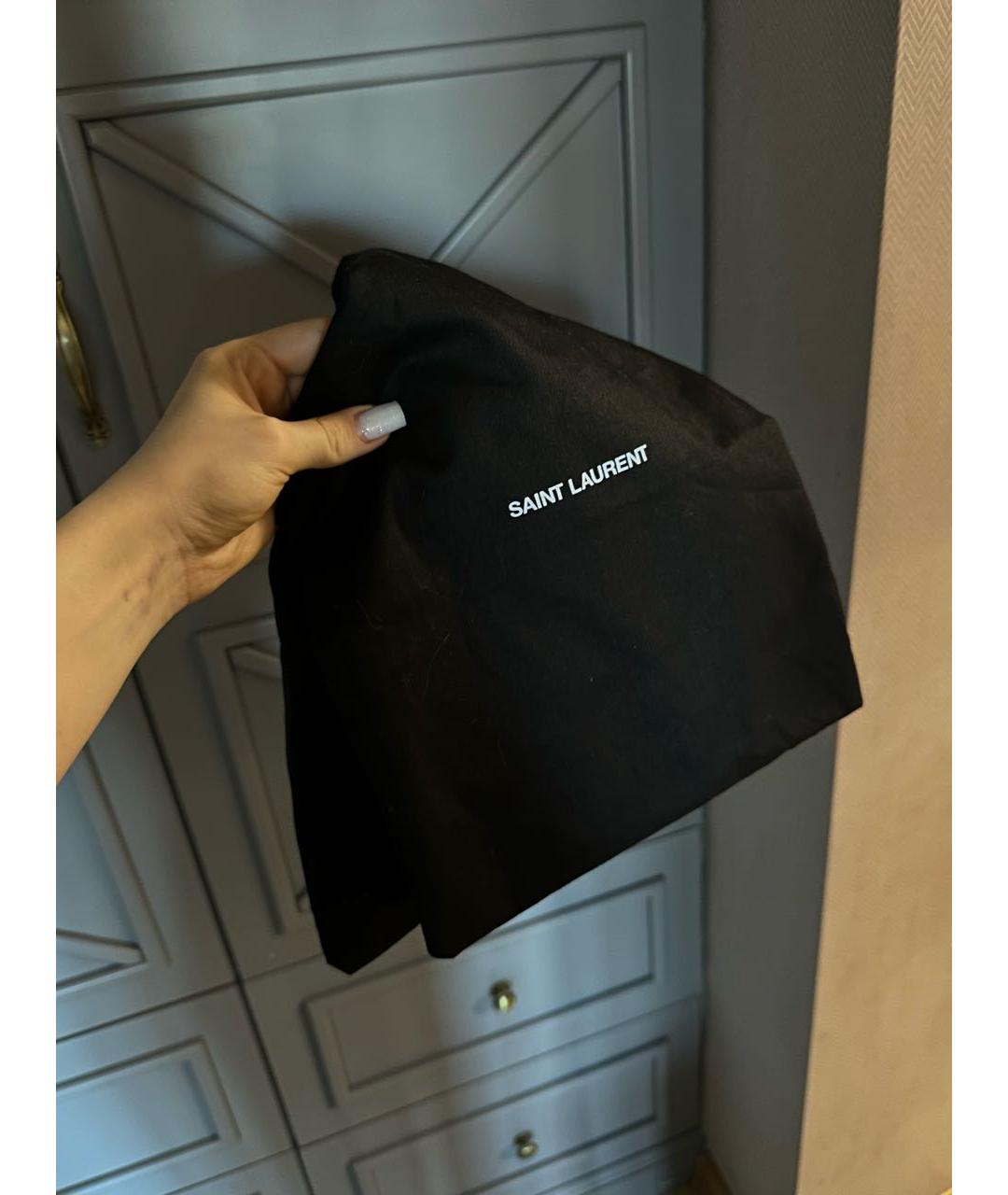 SAINT LAURENT Белые кожаные кеды, фото 5