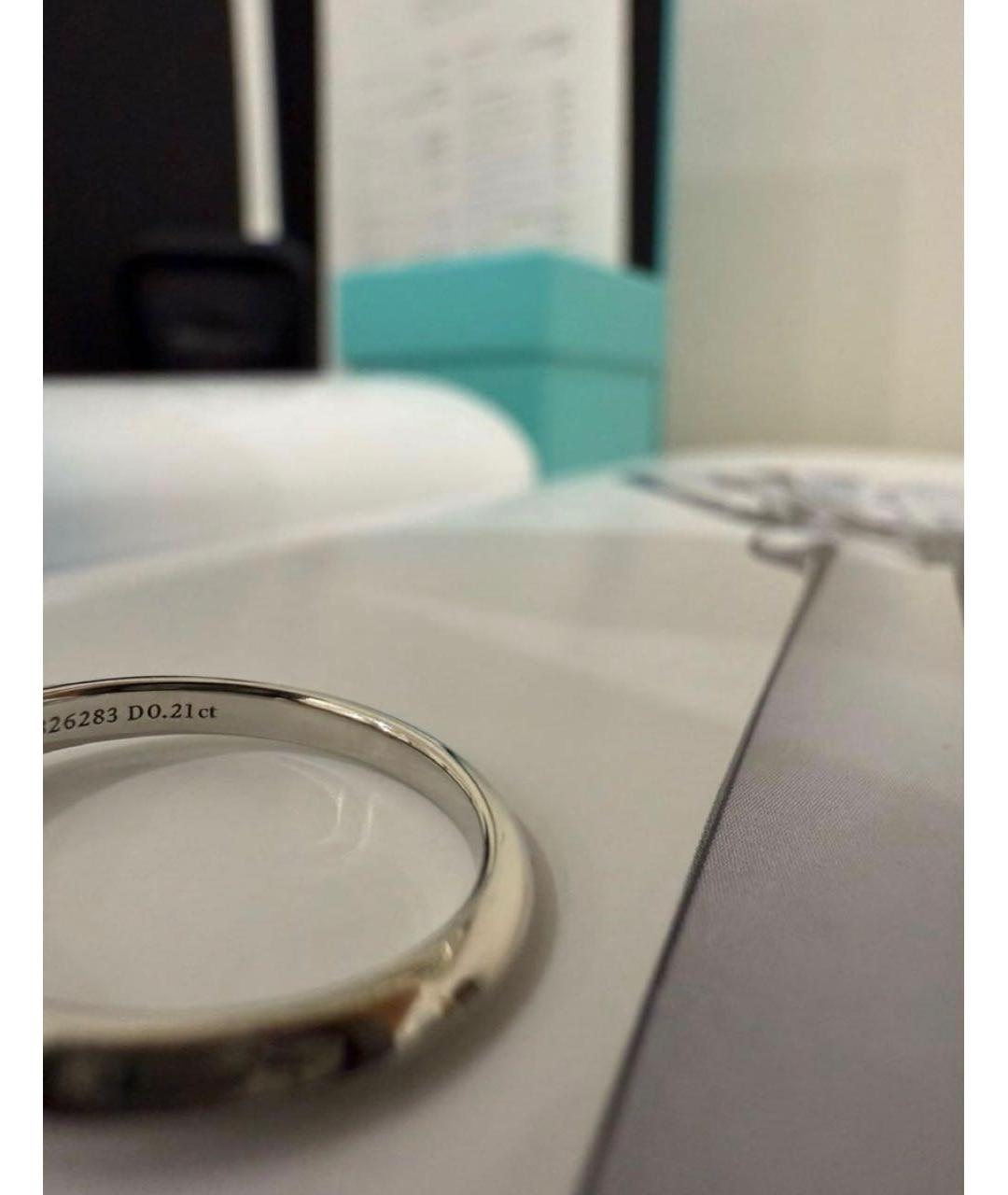TIFFANY&CO Серебряное платиновое кольцо, фото 3