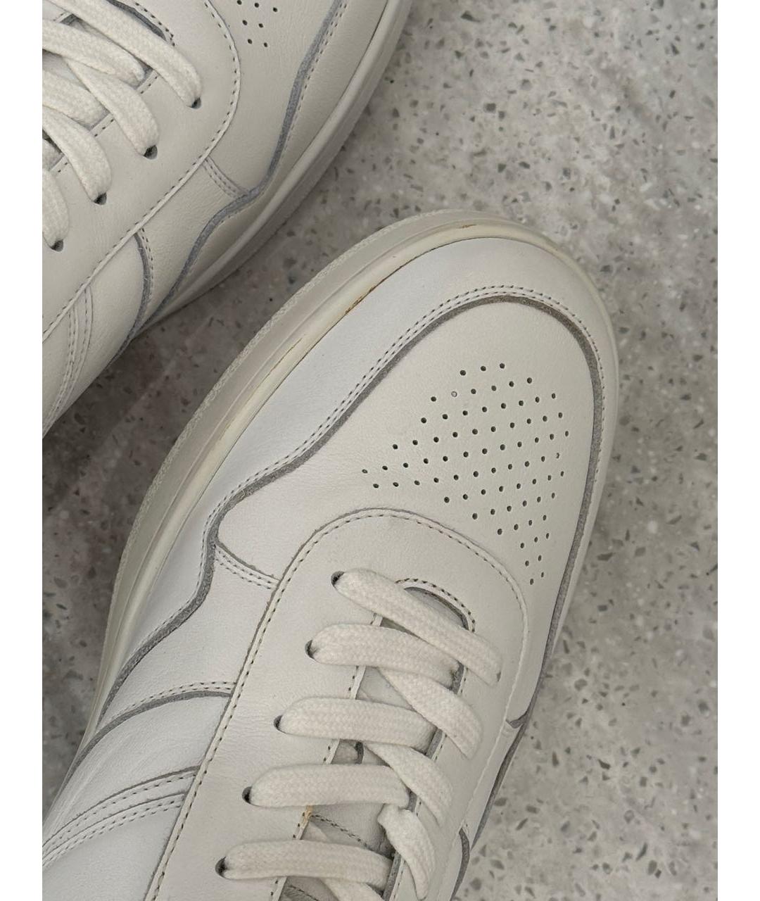 CELINE Белые кожаные кеды, фото 5