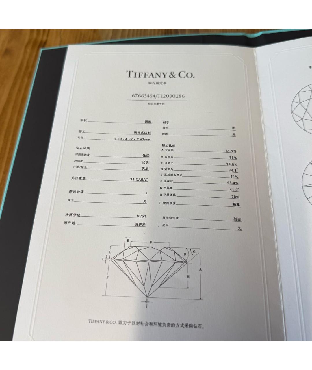 TIFFANY&CO Серебряное платиновое кольцо, фото 7