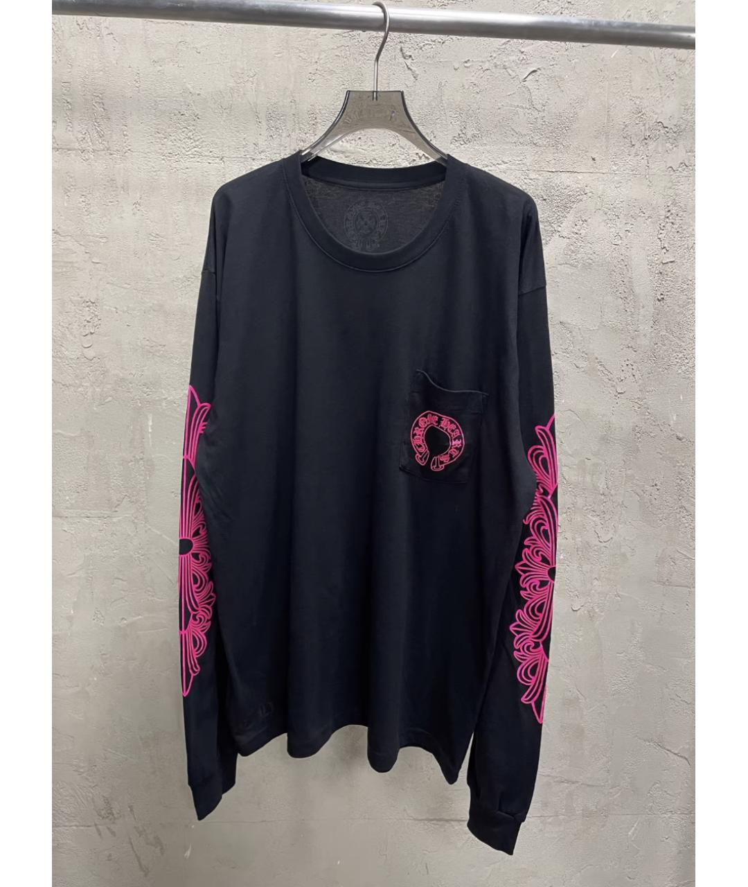 CHROME HEARTS Черная футболка, фото 3