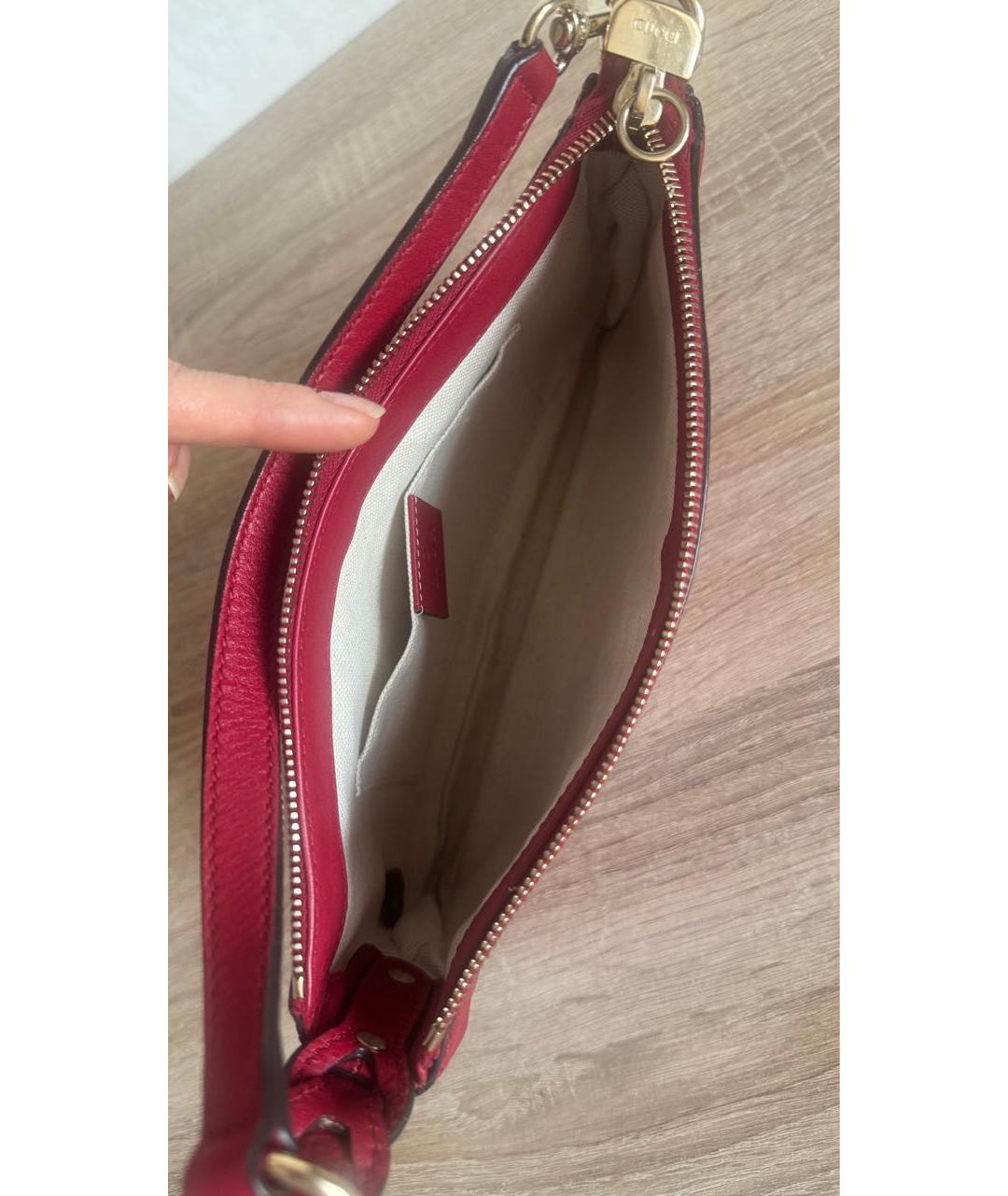 GUCCI Кожаная сумка через плечо, фото 7