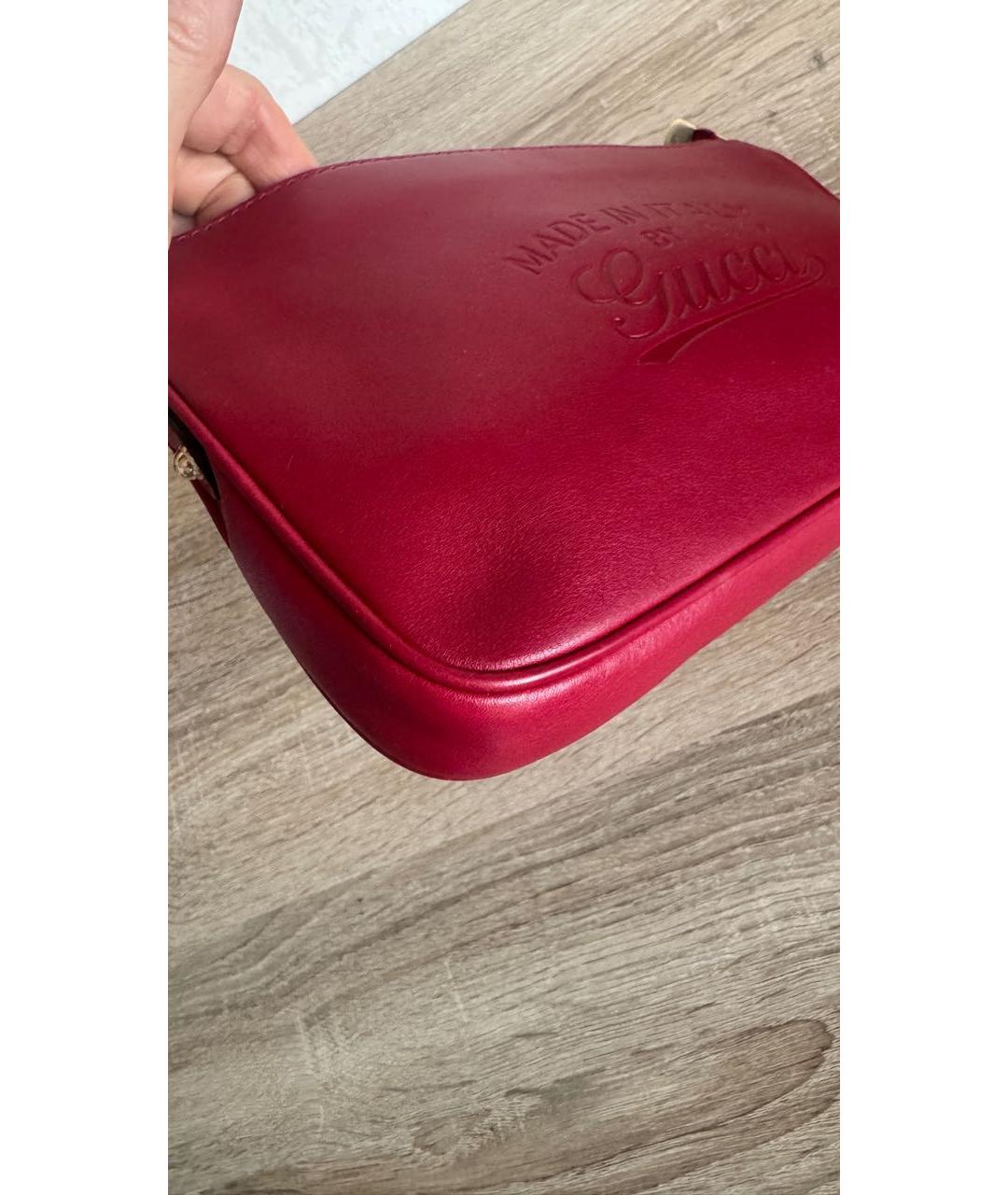 GUCCI Кожаная сумка через плечо, фото 6