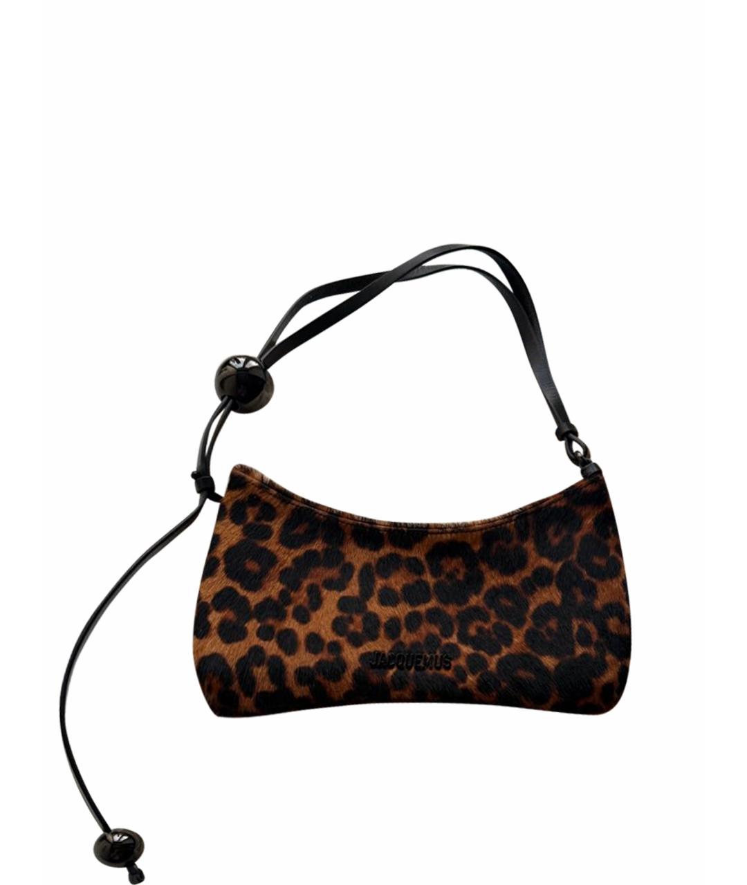 JACQUEMUS Меховая сумка с короткими ручками, фото 1