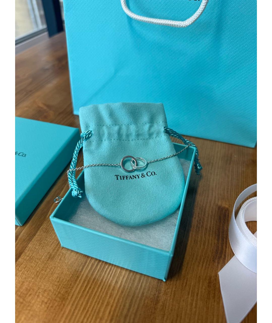 TIFFANY&CO Серебрянный серебряный браслет, фото 2