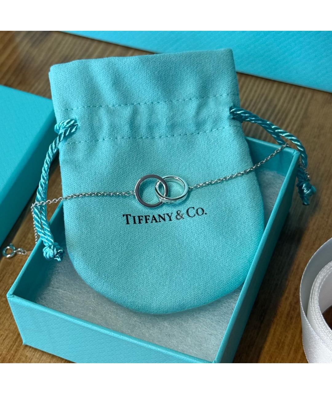 TIFFANY&CO Серебрянный серебряный браслет, фото 3
