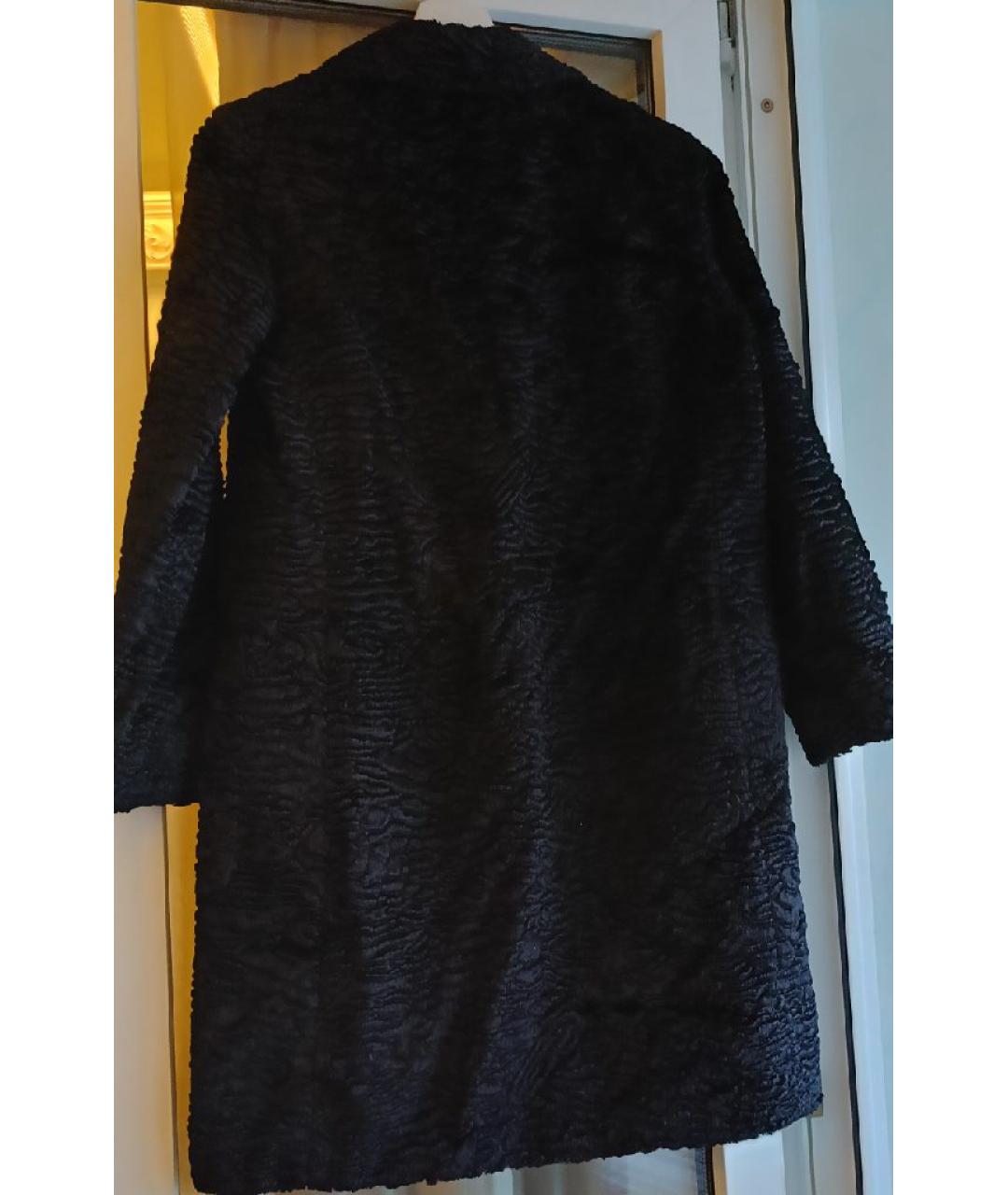 'S MAX MARA Черное ацетатное пальто, фото 2