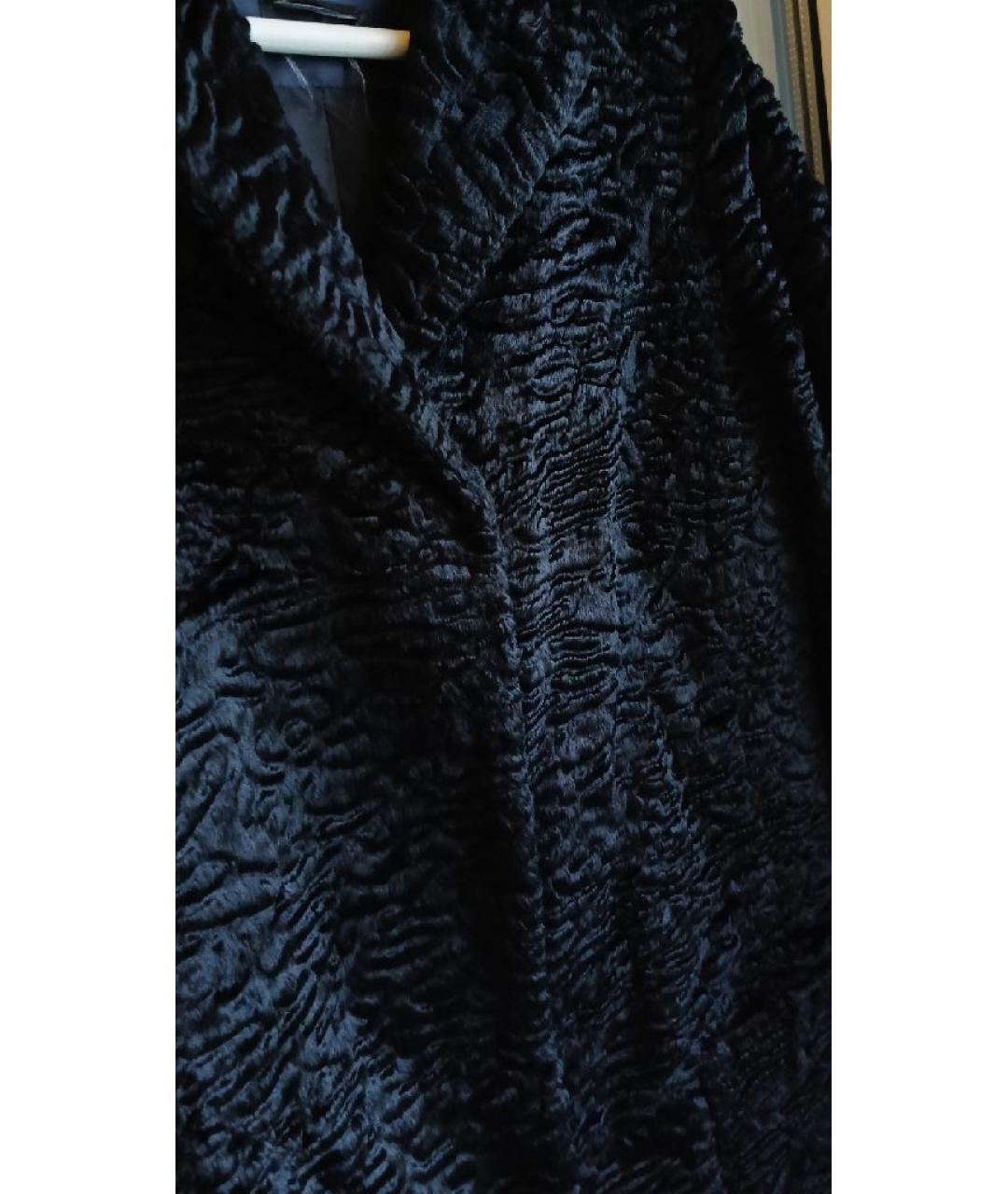 'S MAX MARA Черное ацетатное пальто, фото 3