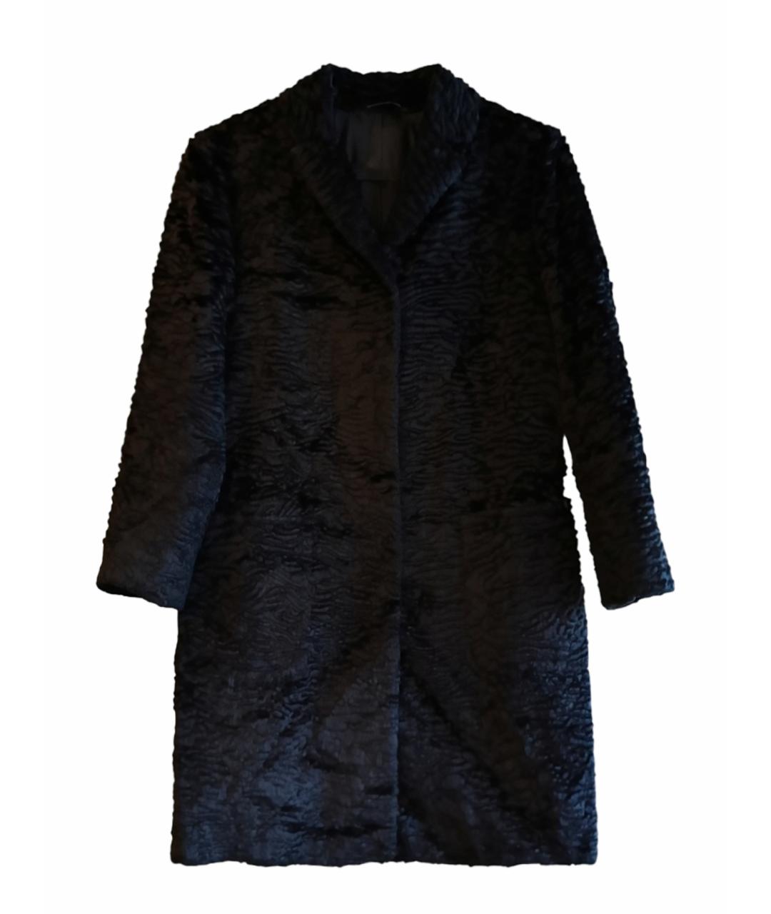 'S MAX MARA Черное ацетатное пальто, фото 1