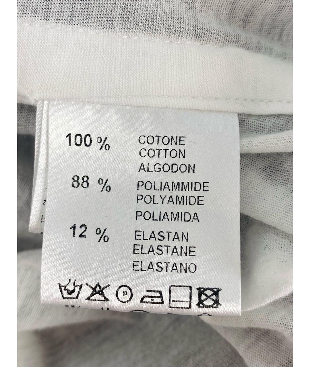 LIVIANA CONTI Белая хлопковая майка, фото 7