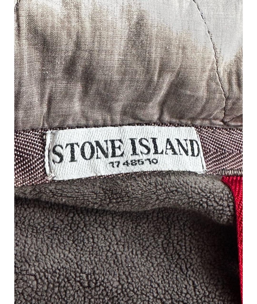 STONE ISLAND Серая хлопковая куртка, фото 3