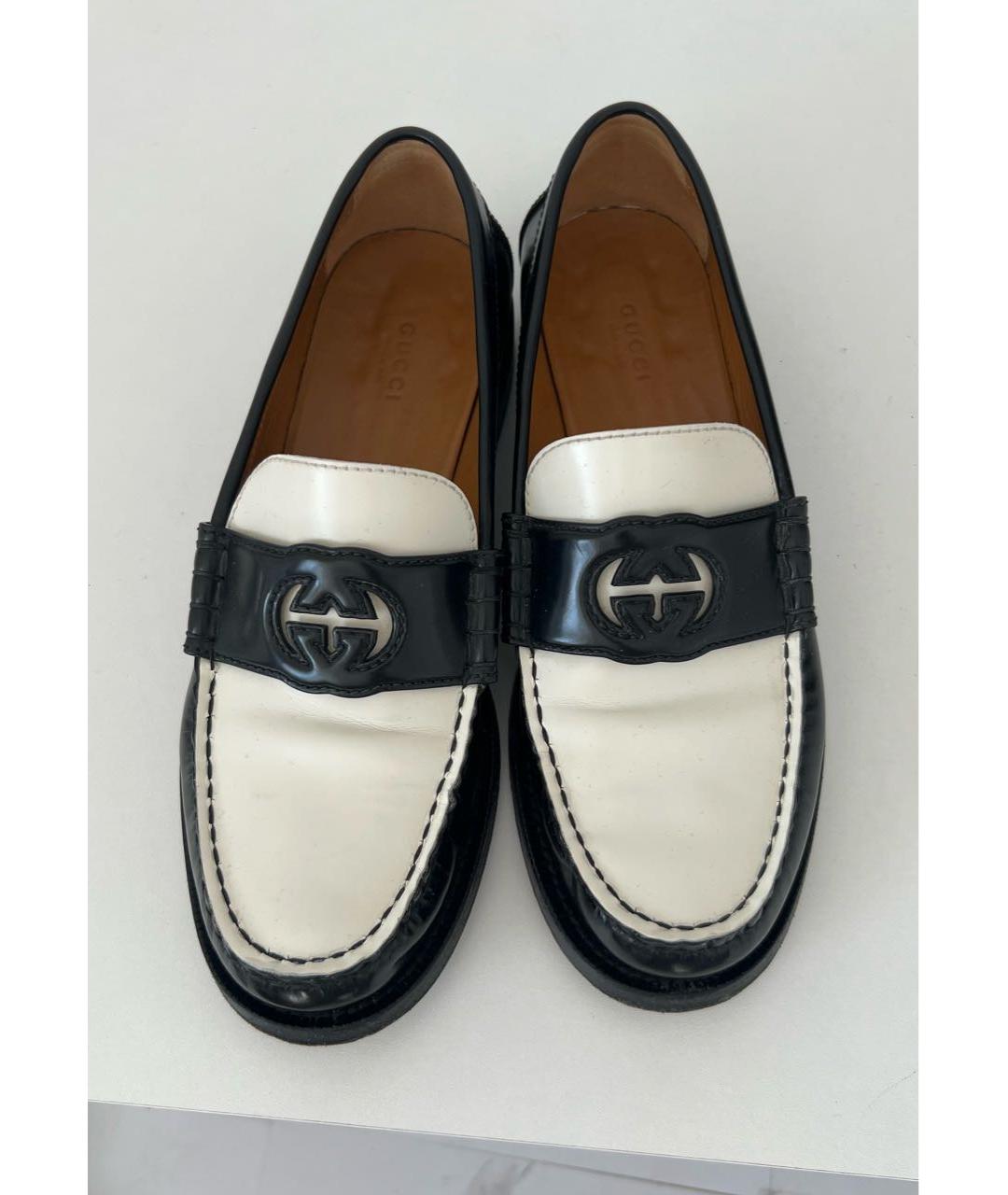 GUCCI Кожаные лоферы, фото 3