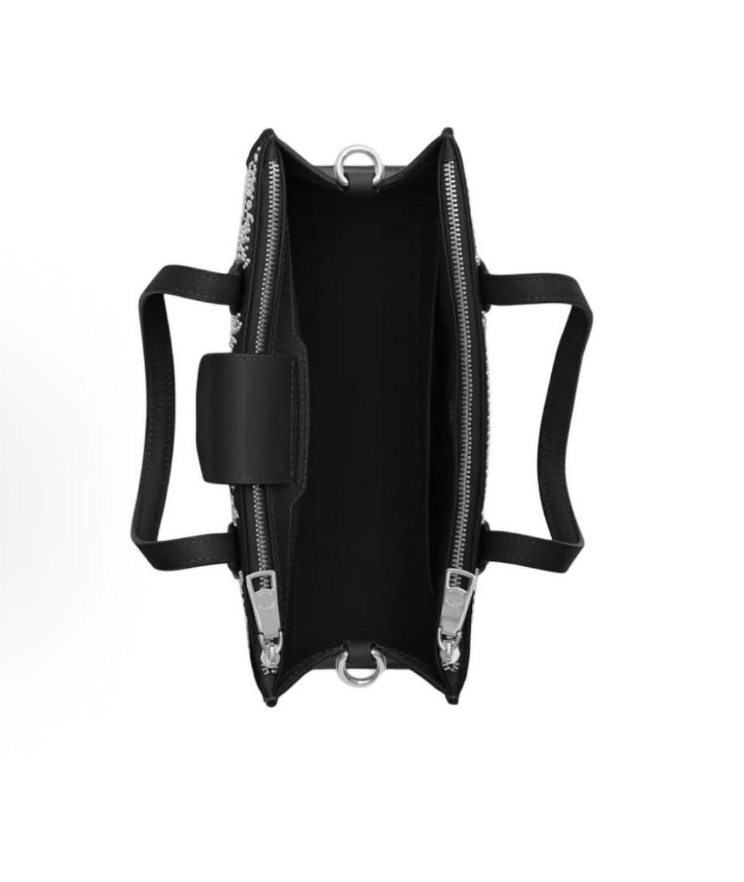 COACH Черная кожаная сумка через плечо, фото 3