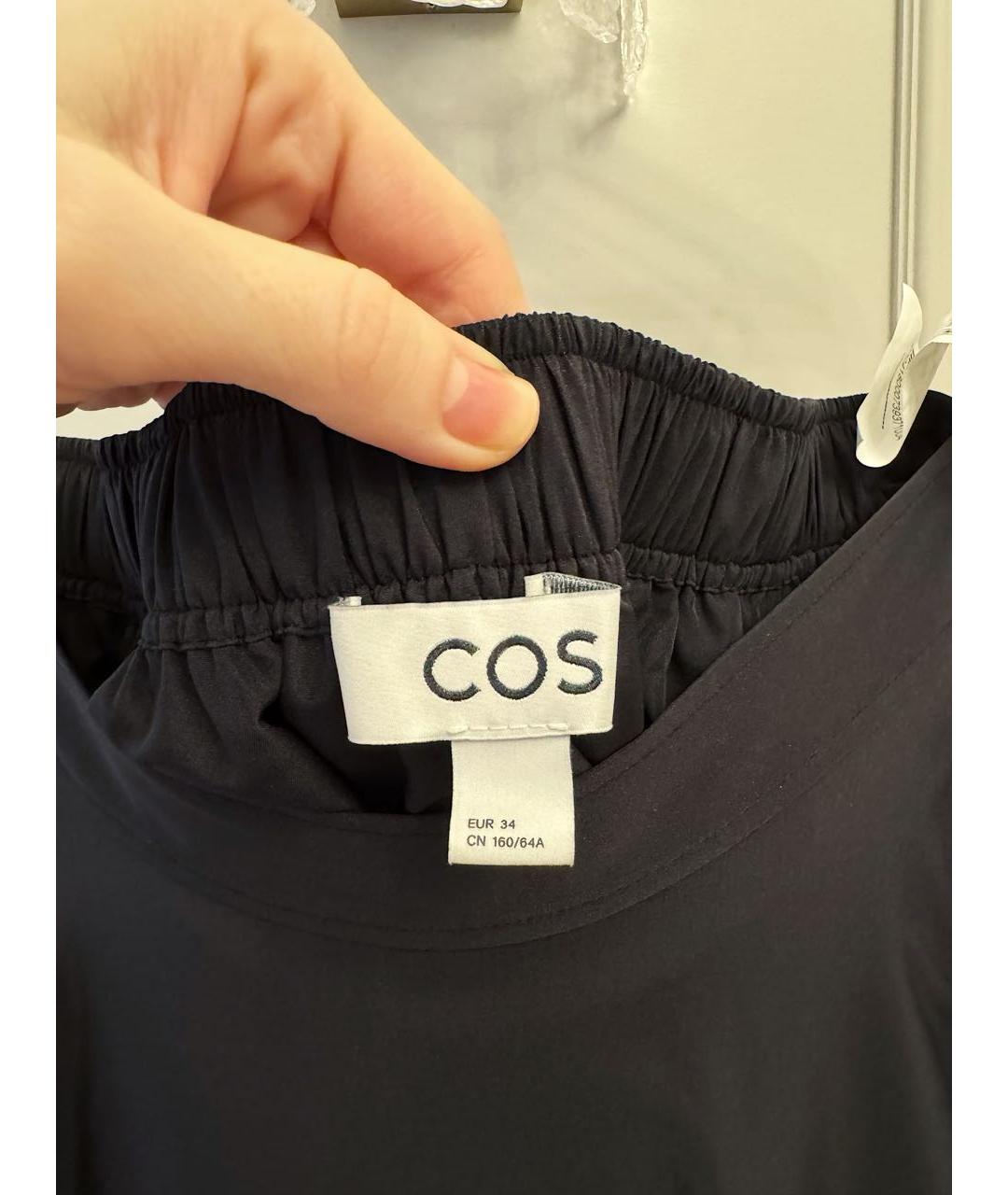 COS Черная юбка миди, фото 4