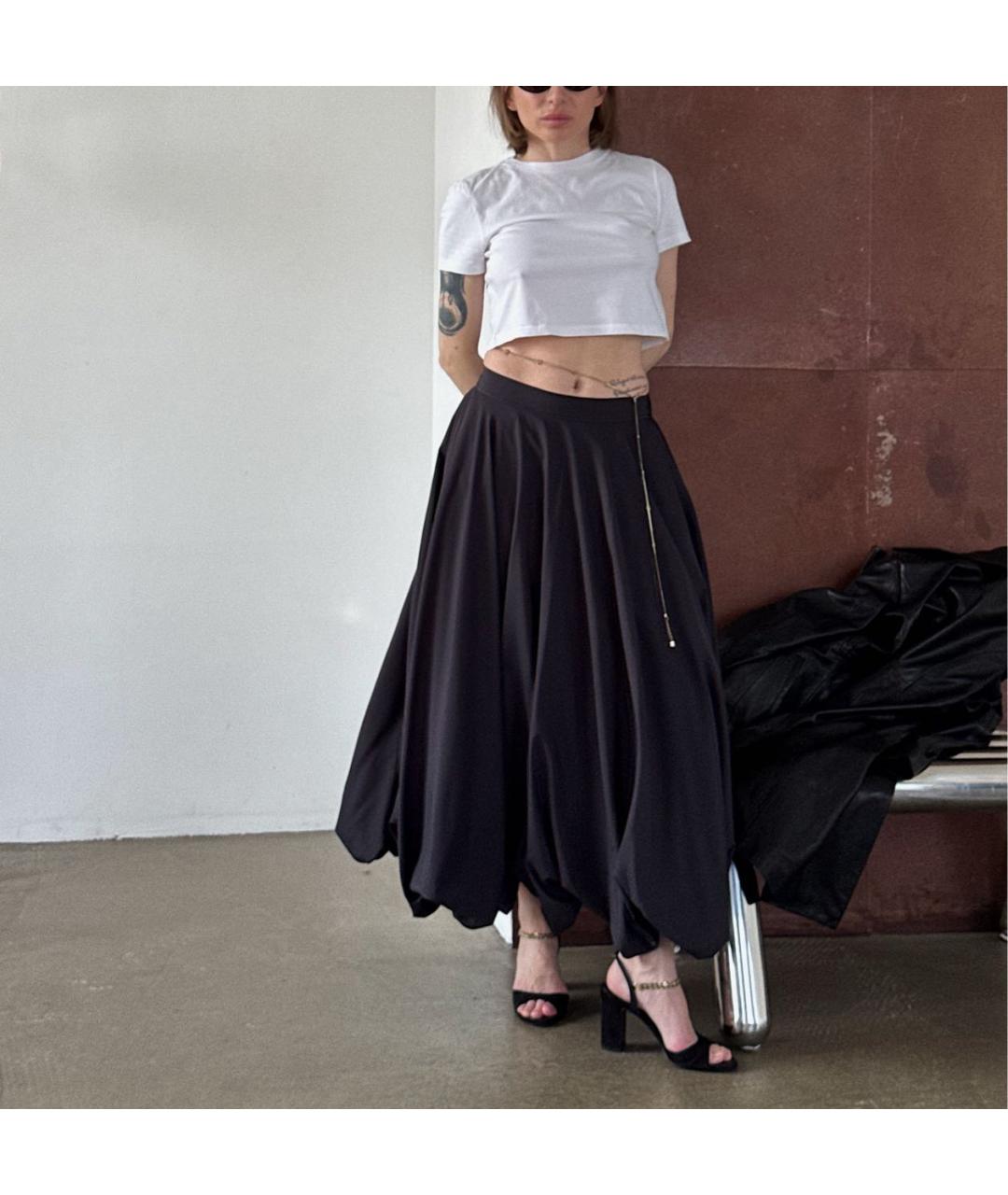 COS Черная юбка миди, фото 5