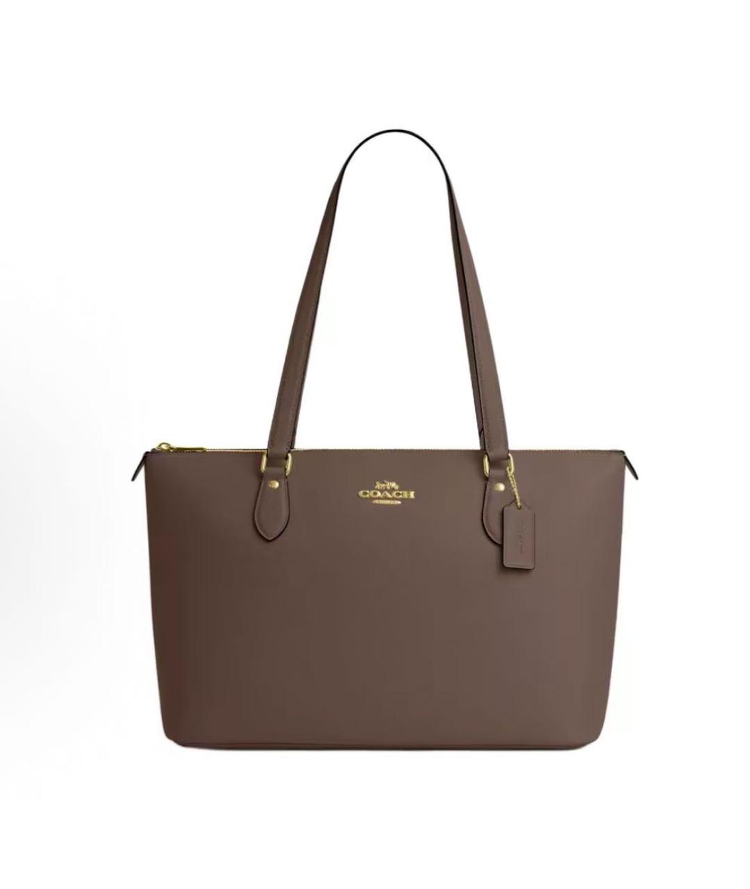 COACH Бежевая сумка тоут, фото 9