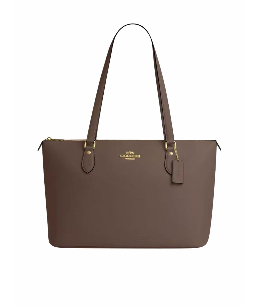 COACH Бежевая сумка тоут, фото 1