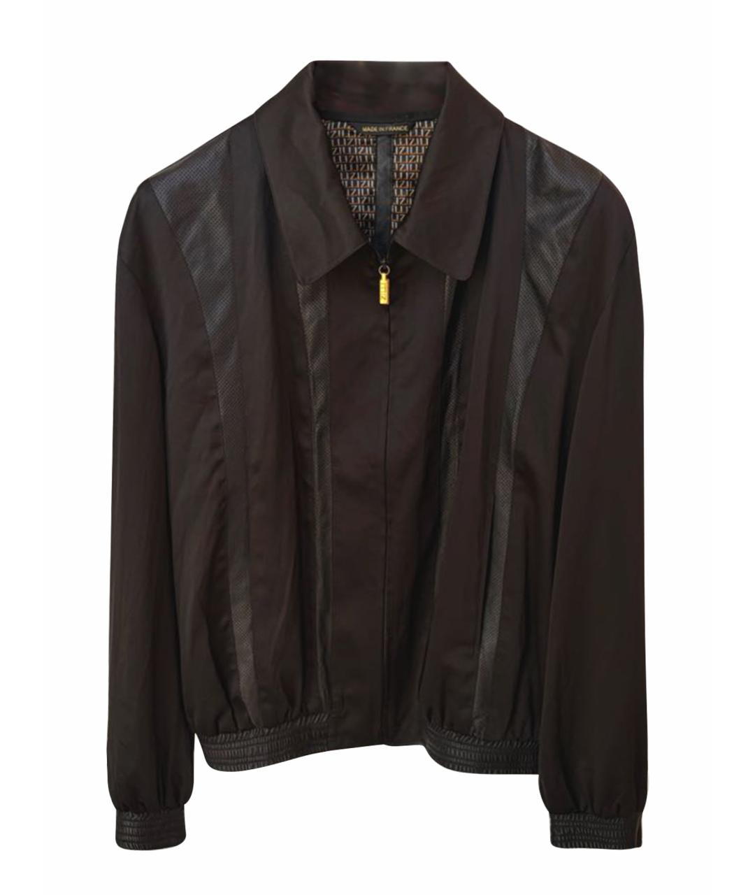 ZILLI Черная шелковая куртка, фото 1