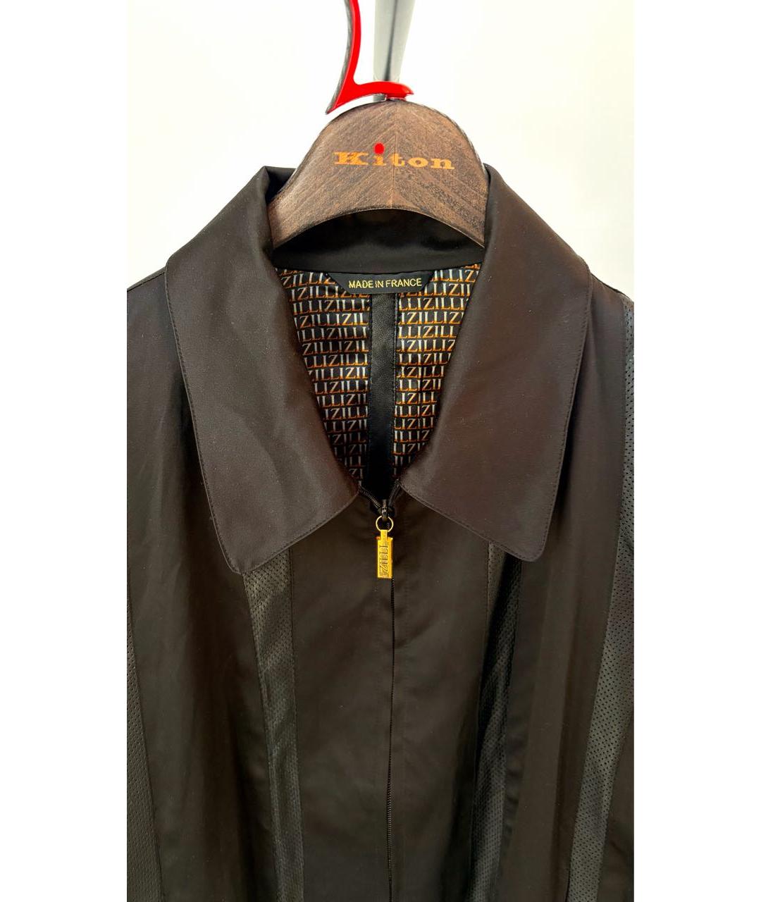 ZILLI Черная шелковая куртка, фото 3