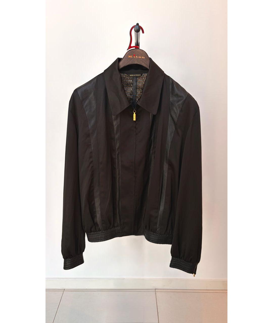 ZILLI Черная шелковая куртка, фото 9