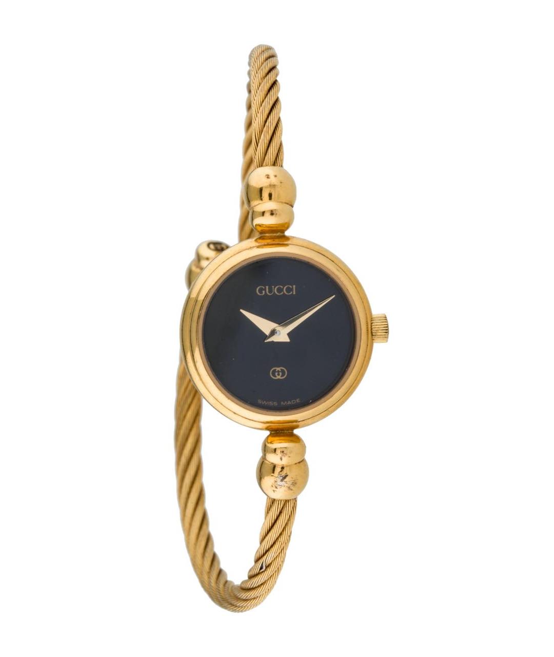 GUCCI Золотые металлические часы, фото 6