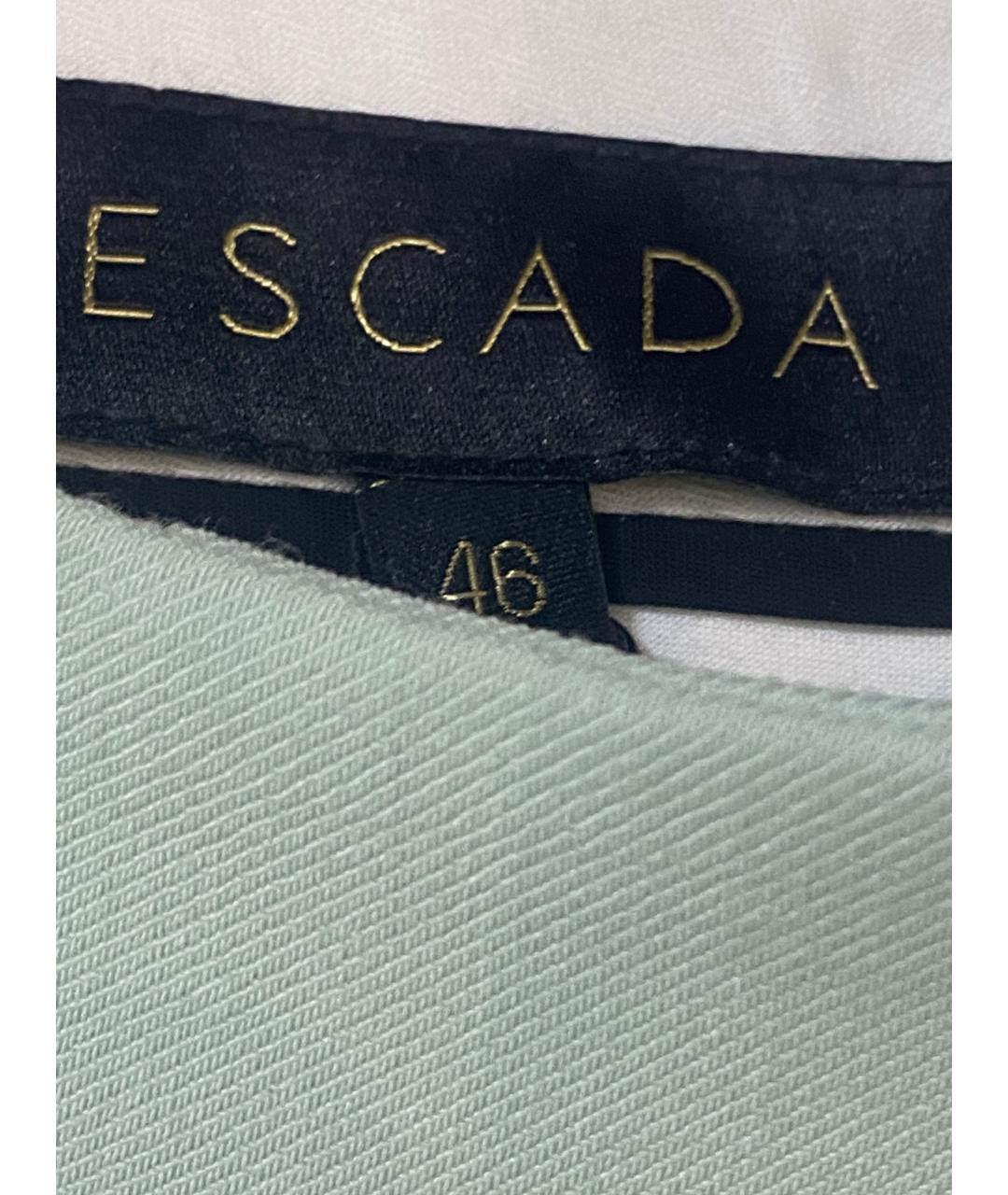 ESCADA Зеленые шерстяные шорты, фото 4