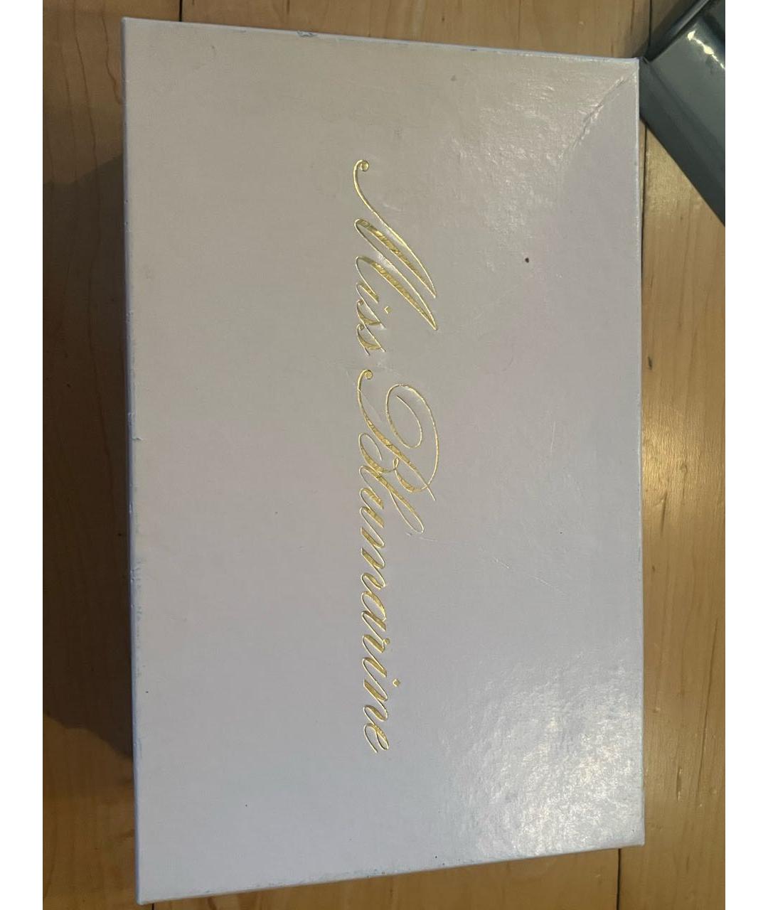 MISS BLUMARINE Бирюзовые туфли из лакированной кожи, фото 8