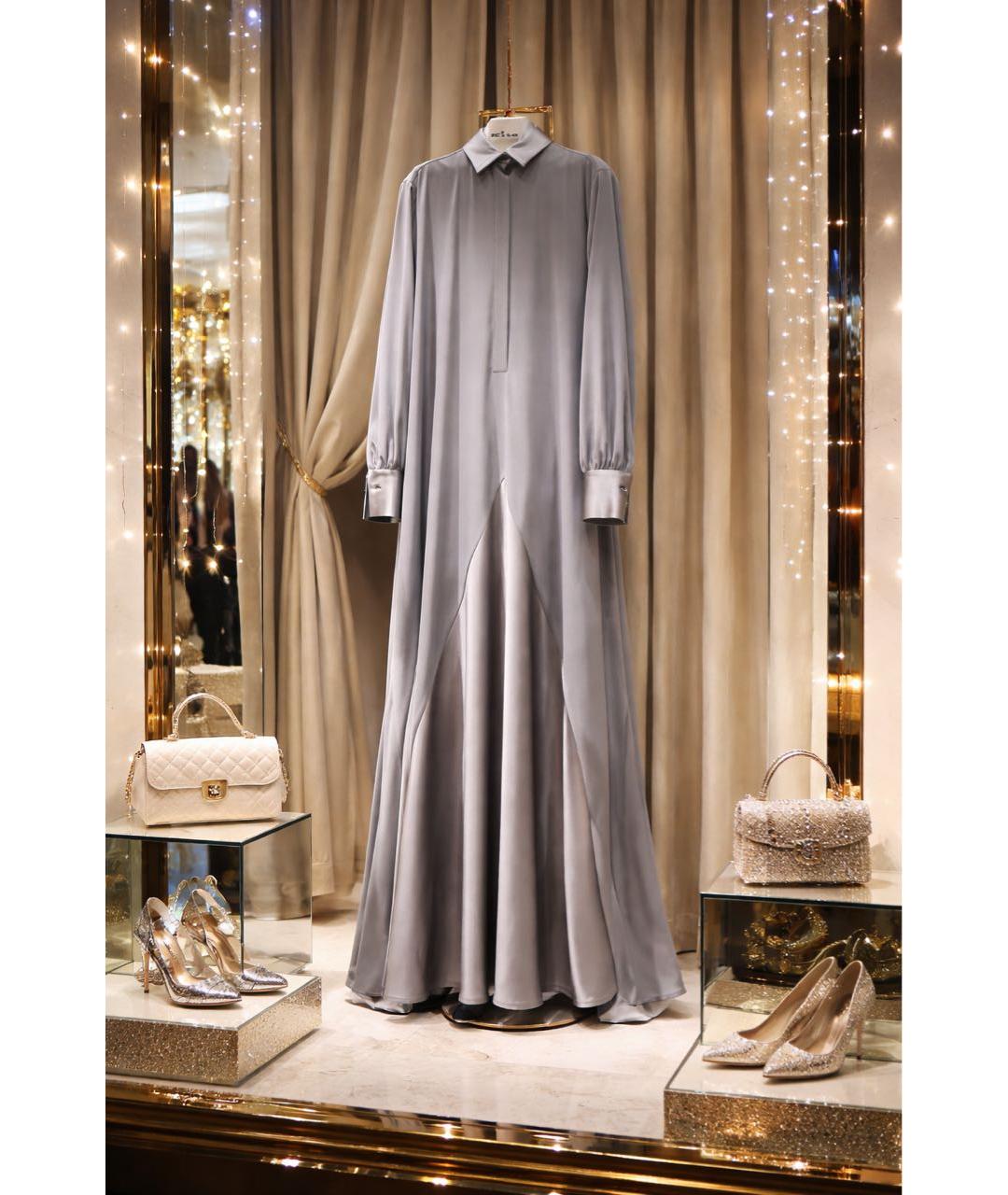 KITON Серое вечернее платье, фото 2