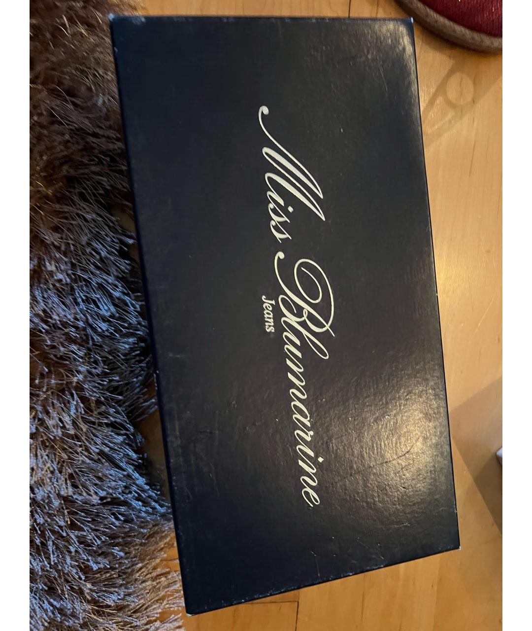 MISS BLUMARINE Бордовые текстильные лоферы и мокасины, фото 4