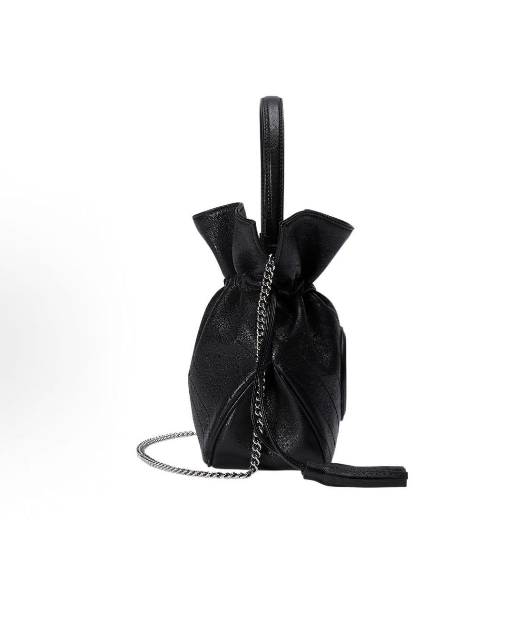 GUCCI Черная кожаная сумка через плечо, фото 4