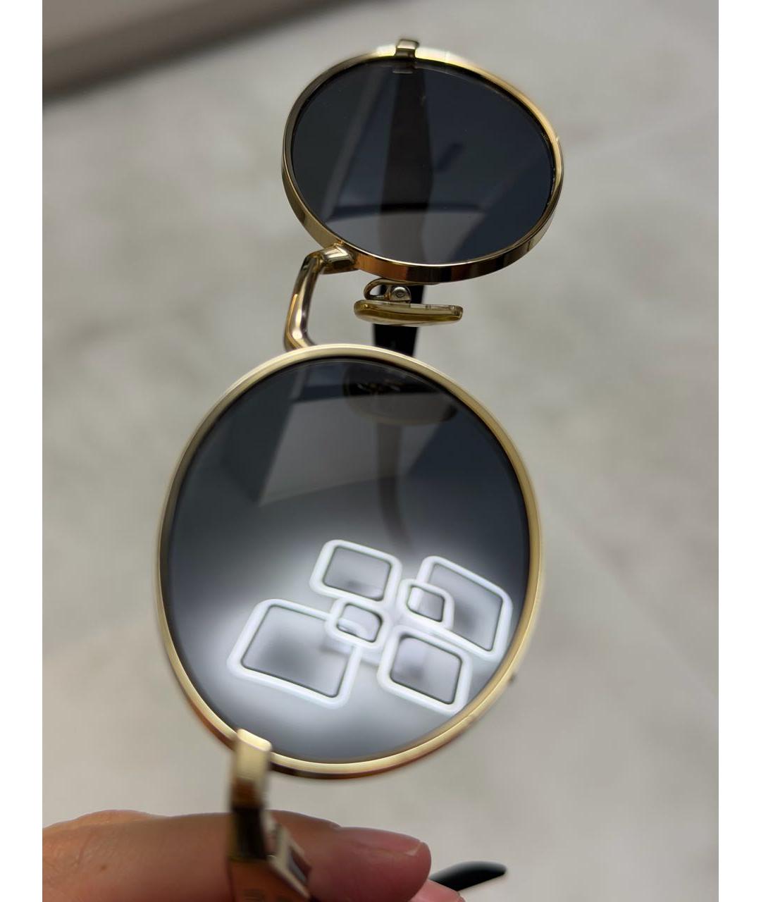 PRADA Черные металлические солнцезащитные очки, фото 7