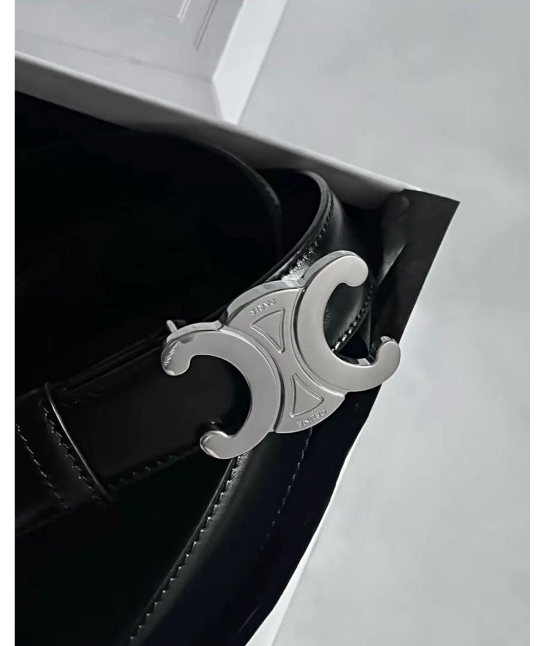 CELINE Черный ремень, фото 6