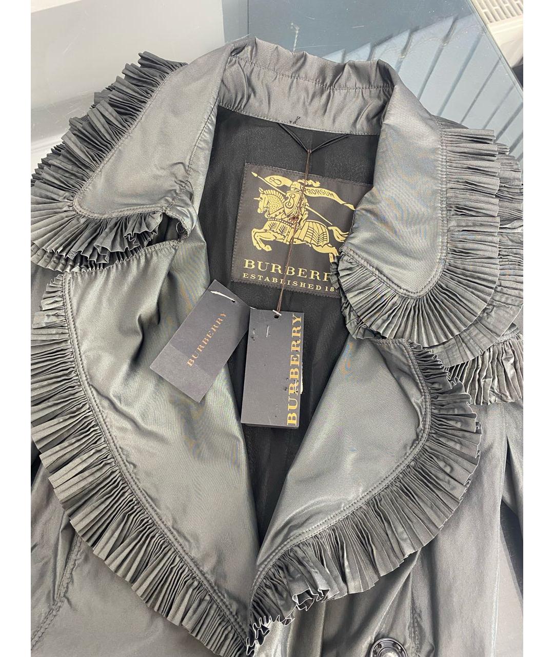 BURBERRY Серый тренч/плащ, фото 3