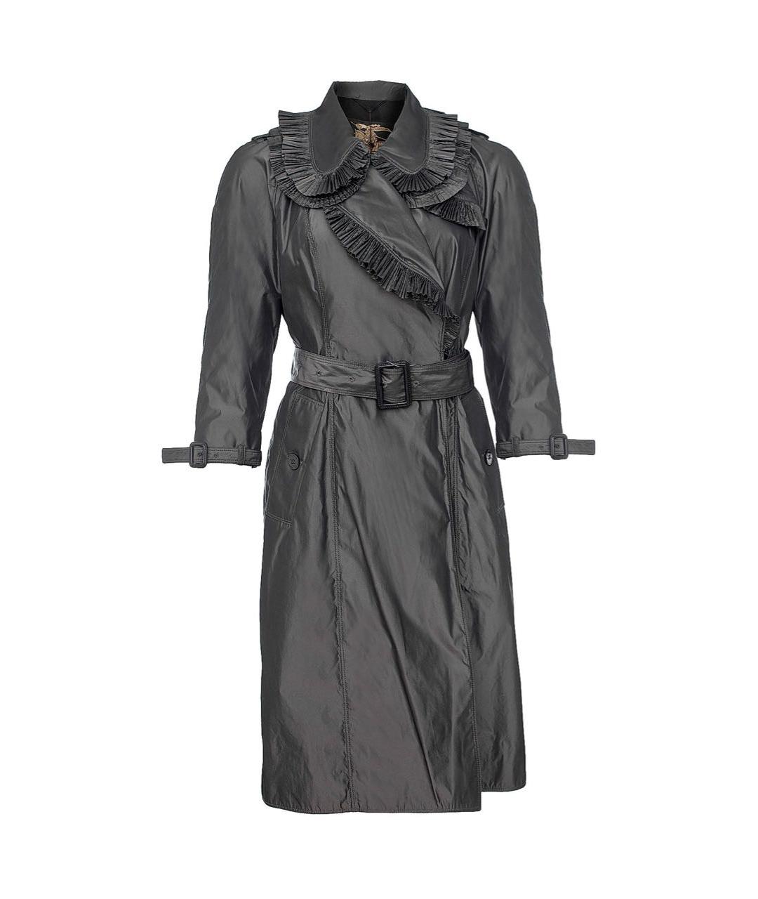 BURBERRY Серый тренч/плащ, фото 8